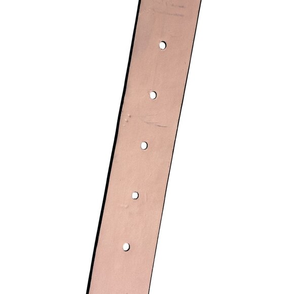 Kate Spade Black Leather Belt With Gold Flower Buckle Womens S - Picture 7 of 7